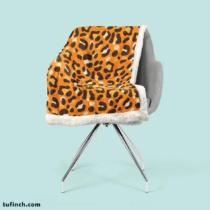 African Flat Pattern Design Sherpa Fleece Blanket 2