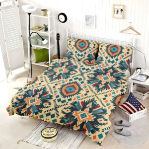 African Ikat Design Bedding Set