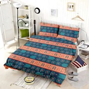 Aztec Bohemian Stripe Design Bedding Set