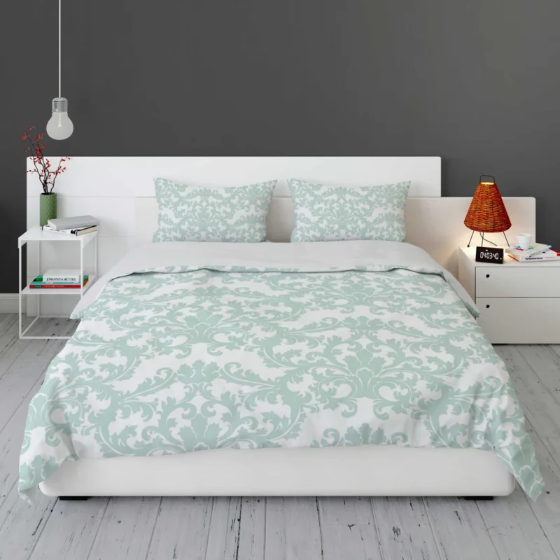 Blue Ornamental Luxury Pattern Bedding Set 1