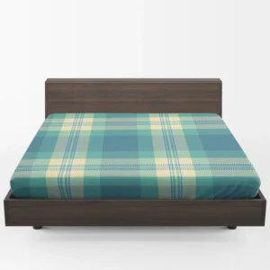 Blue Tartan Plaid Pattern Fitted Sheet 1