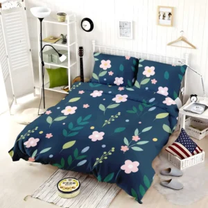 Botanical Floral Pattern Bedding Set