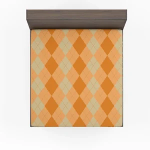 Bright Argyle Pattern Fitted Sheet