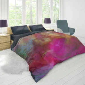 Bright Colored Abstract Pattern Duvet Cover 1
