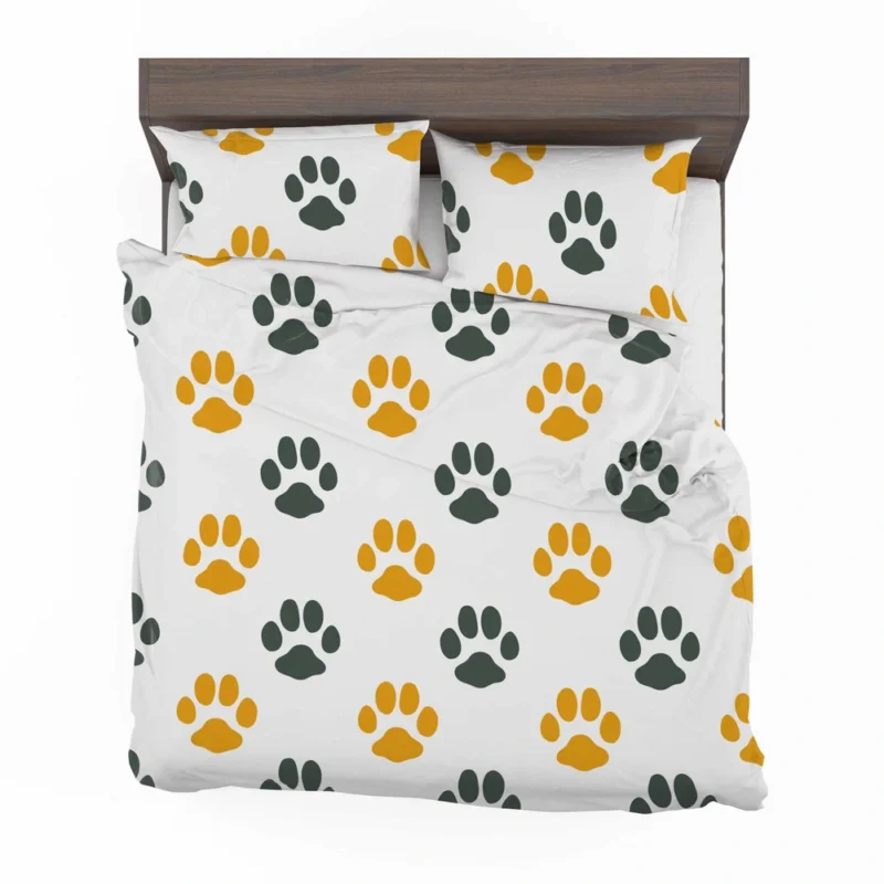 Cat Footprints Pattern Bedding Set 2