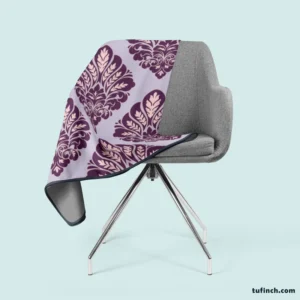 Classical Damask Seamless Pattern Element Fleece Blanket 2