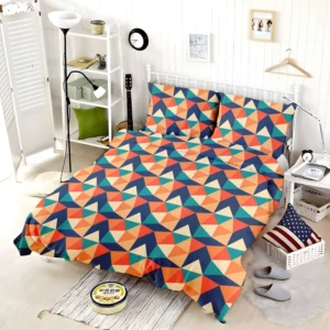 Colorful Flat Design Star Pattern Bedding Set