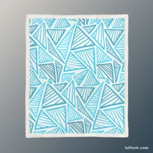 Duotone Glitch Background Sherpa Fleece Blanket 1