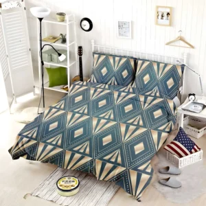 Elegant Art Deco Gradient Pattern Bedding Set