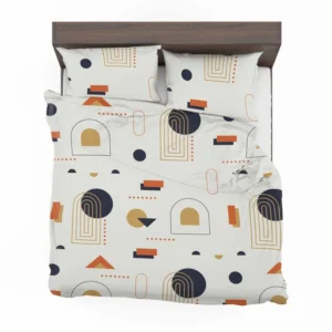 Flat Design Boho Geometric Pattern Bedding Set 1