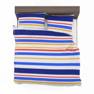 Flat Stripes Seamless Pattern Bedding Set 1