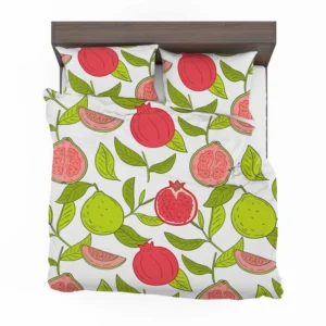 Guava Grove Inspired Pattern Bedding Set 1