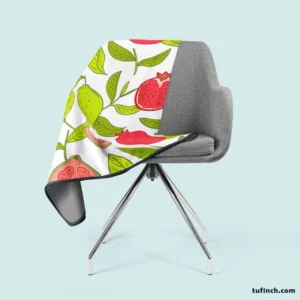 Guava Grove Inspired Pattern Fleece Blanket 2