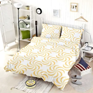 Japanese Yellow Spinning Bedding Set