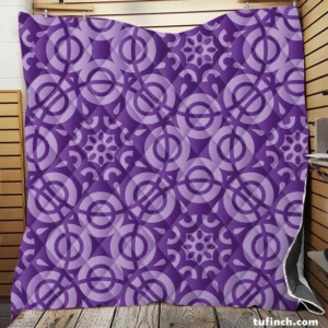 Mandala Oriented Ethnic Pattern Quilt Blanket