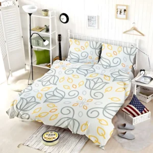Minimalist Indian Floral Pattern Bedding Set