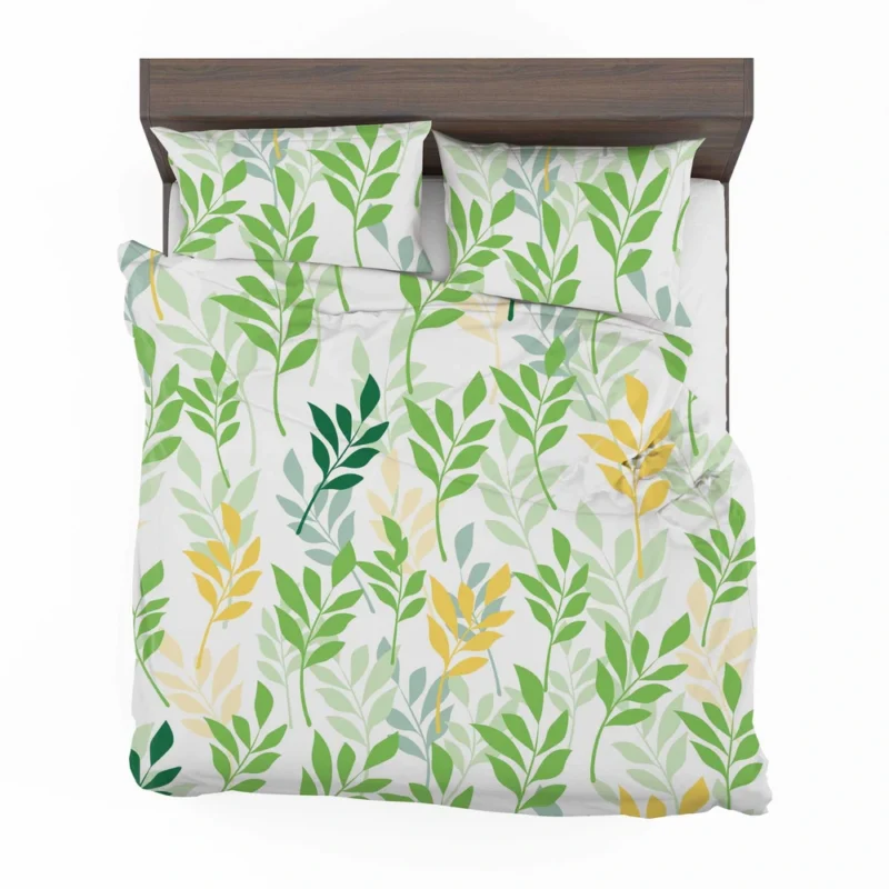 Olive Leaves Pattern Bedding Set 2