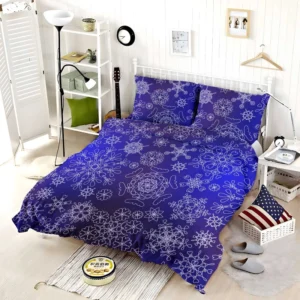 Outlined Ornamental 3D Pattern Bedding Set