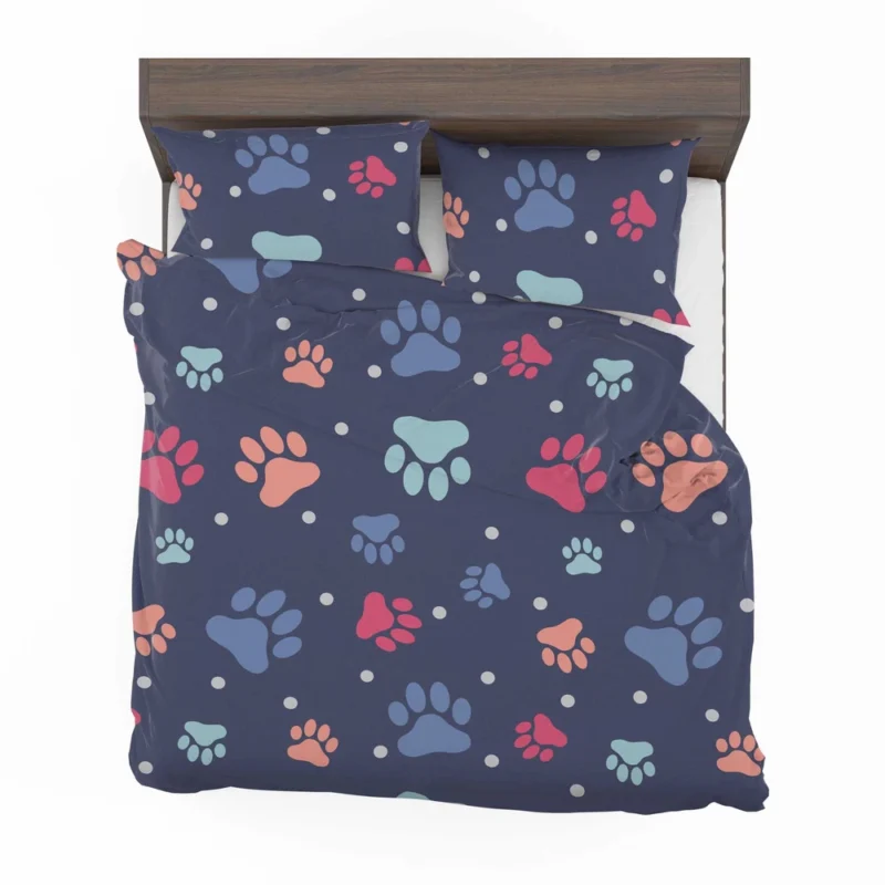 Paw Doodles Abstract Print Bedding Set 2