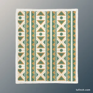 Peruvian Flat Design Pattern Sherpa Fleece Blanket 1