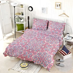 Pink Ethnical Tribal Design Bedding Set