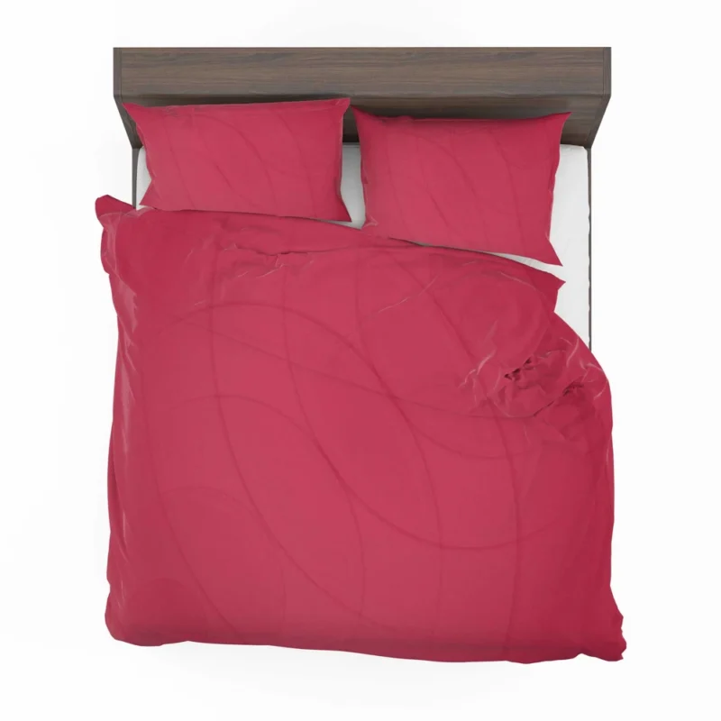 Red Magenta Abstract Gradient Bedding Set 2