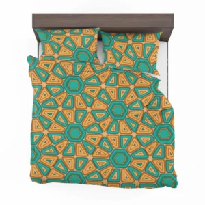 Retro Hexagon Pattern Bedding Set 1