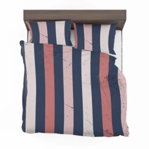 Retro Vintage Background Texture with Vertical Lines Bedding Set 1