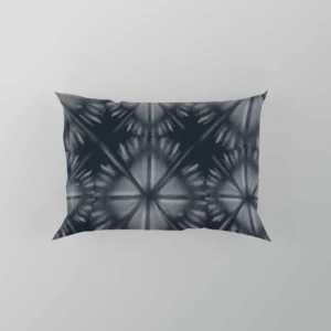 Shibori Indigo Ikat Design Pillow Case