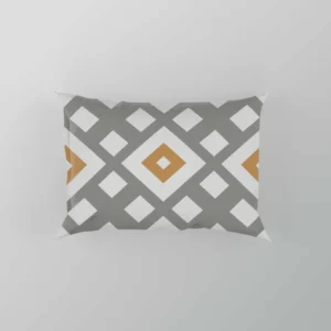 Square Cross Geometric Pattern Pillow Case