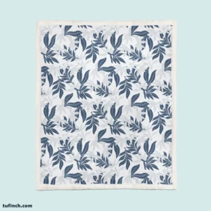 Summer Duotone Flat Pattern Sherpa Fleece Blanket 1