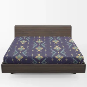Tribal Vintage Ethnic Design Fitted Sheet 1