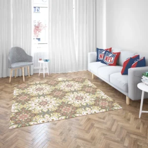 Vintage Floral Islamic Pattern Rug 2