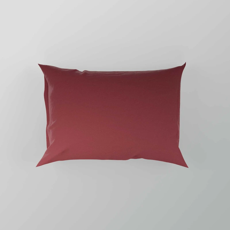 Vintage Maroon Color Pillow Case
