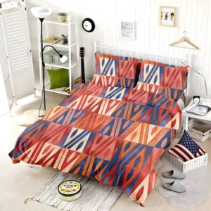 Watercolor Geometric Background Bedding Set
