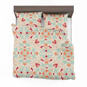 Zentangle Styled Geometric Ornament Pattern Bedding Set 1