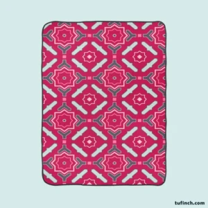 Abstract Ethnic Pattern Fleece Blanket 1