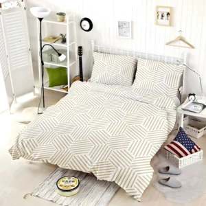 Abstract Geometric Pattern Background Bedding Set