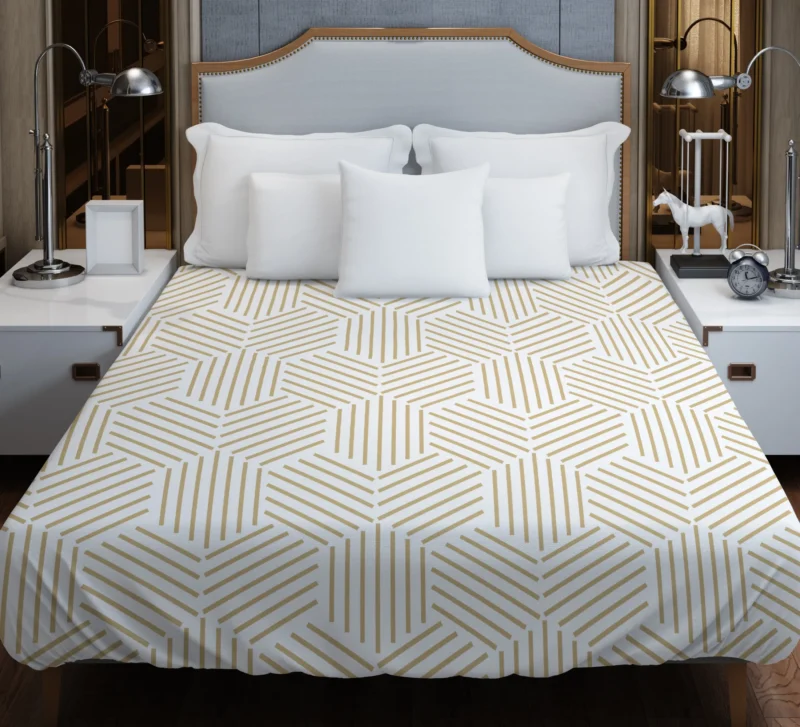 Abstract Geometric Pattern Background Duvet Cover