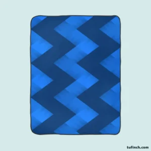 Abstract Modern Halftone Wave Fleece Blanket 1