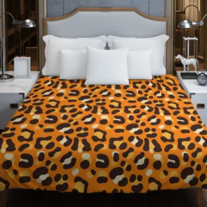 African Flat Pattern Design Duvet Cover