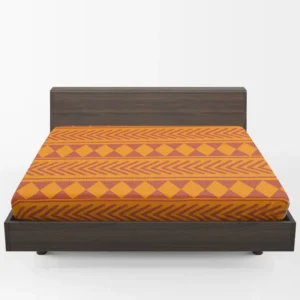 African Geometrics Tribal Pattern Fitted Sheet 1