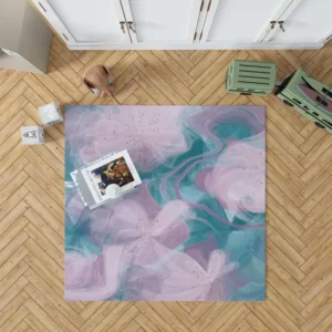 Alcohol Inks Vector Design Rug