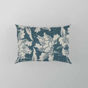 Antique White Flower Toile Pillow Case