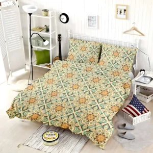 Arabesque Floral Pattern Bedding Set