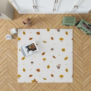 Autumn Leaves Infinite Pattern Rug