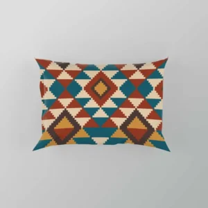 Aztec Tribal Argyle Design Pillow Case