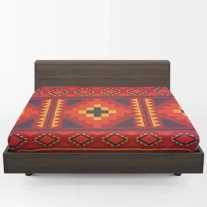 Beautiful Ethnic Aztec Pattern Fitted Sheet 1