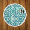 Beautiful Geometrics Design Round Beach Towel