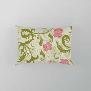 Beautiful Small Pink Floral Pattern Pillow Case